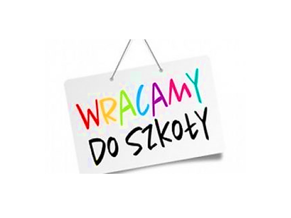 Grafika "Wracamy do szkoły"