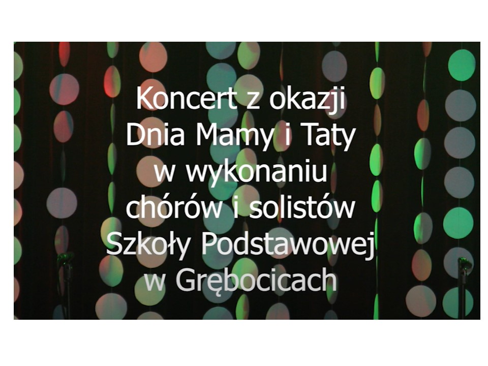 Grafika "Koncert z okazji Dnia Mamy i Taty"