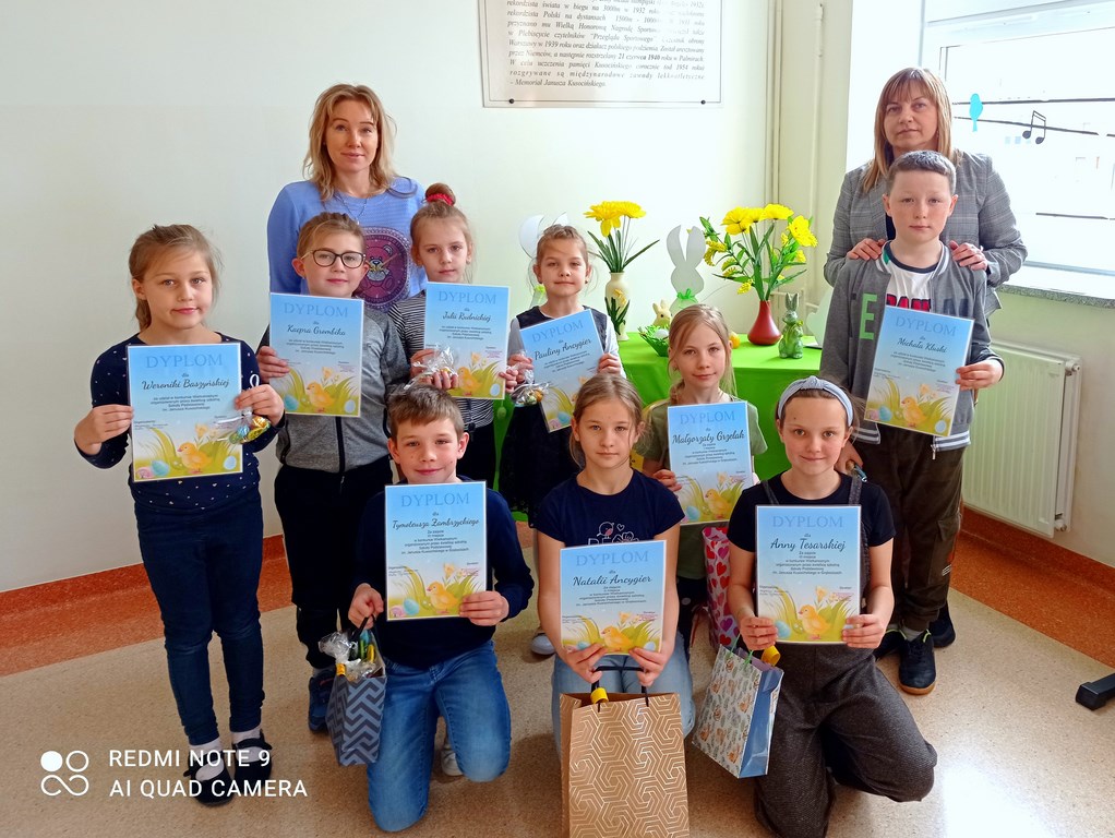 Uczestnicy Quizu Wielkanocnego