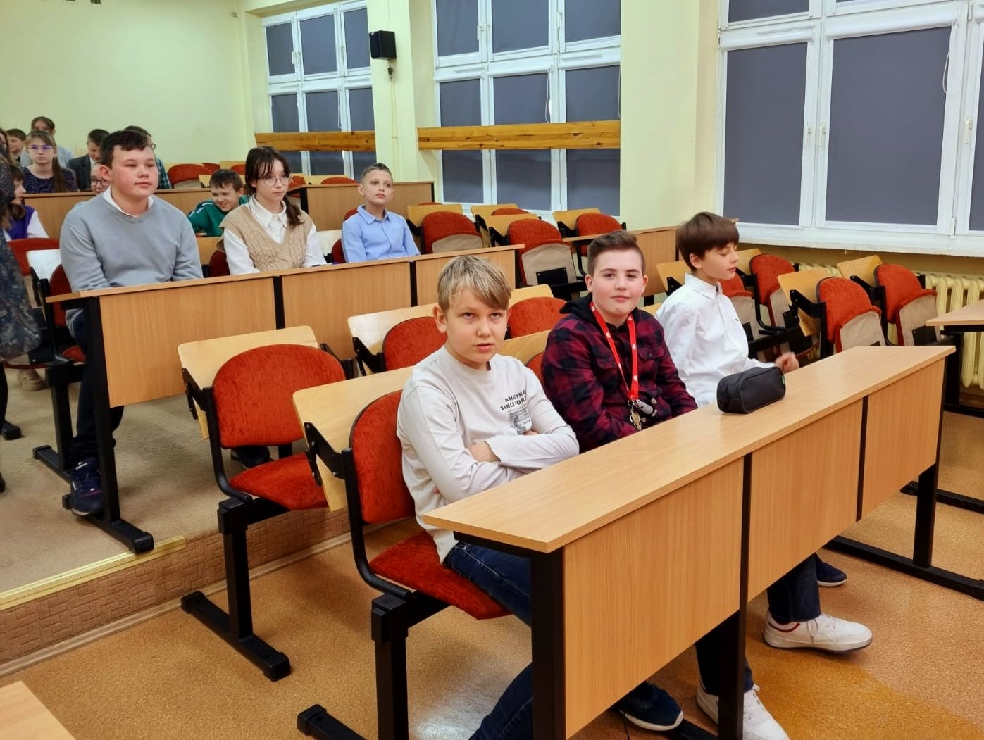 Uczniowie podczas konkursu