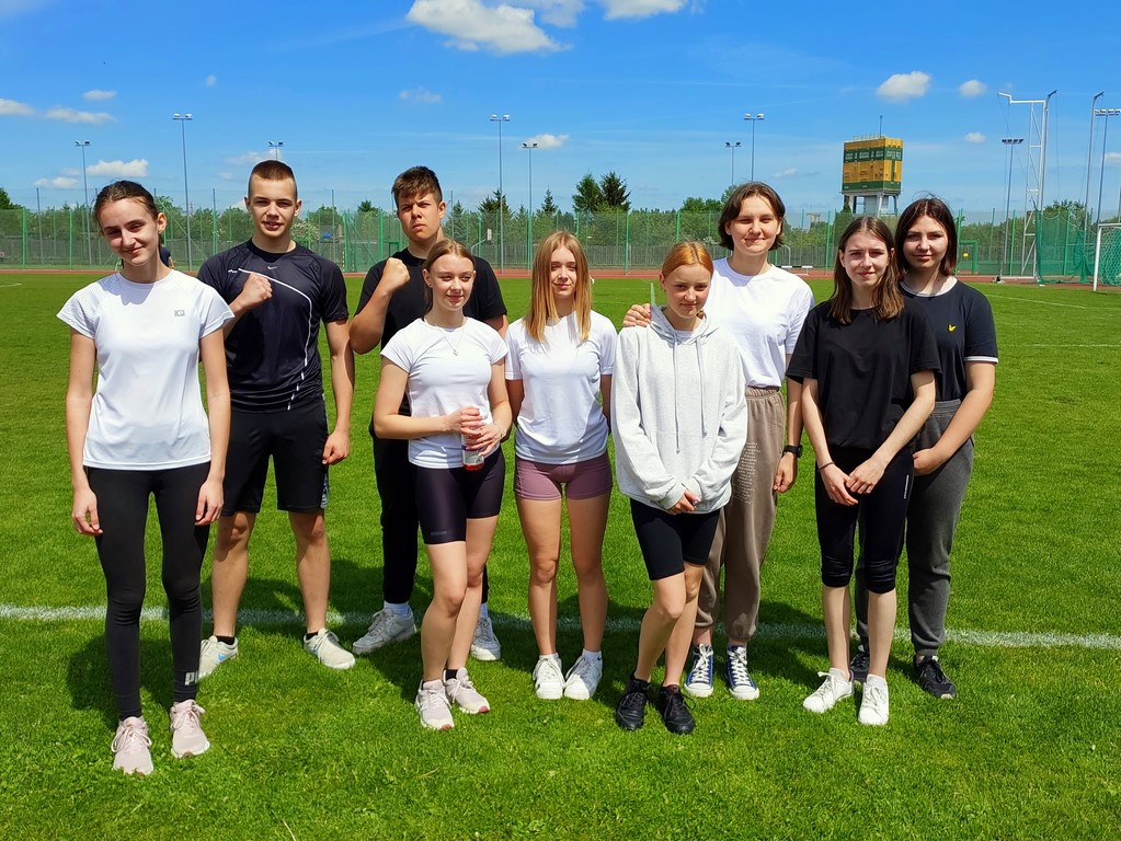 Reprezentanci szkoły w zawodach lekkoatletycznych