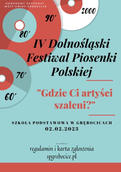 Plakat IV Festiwalu Piosenki Polskiej