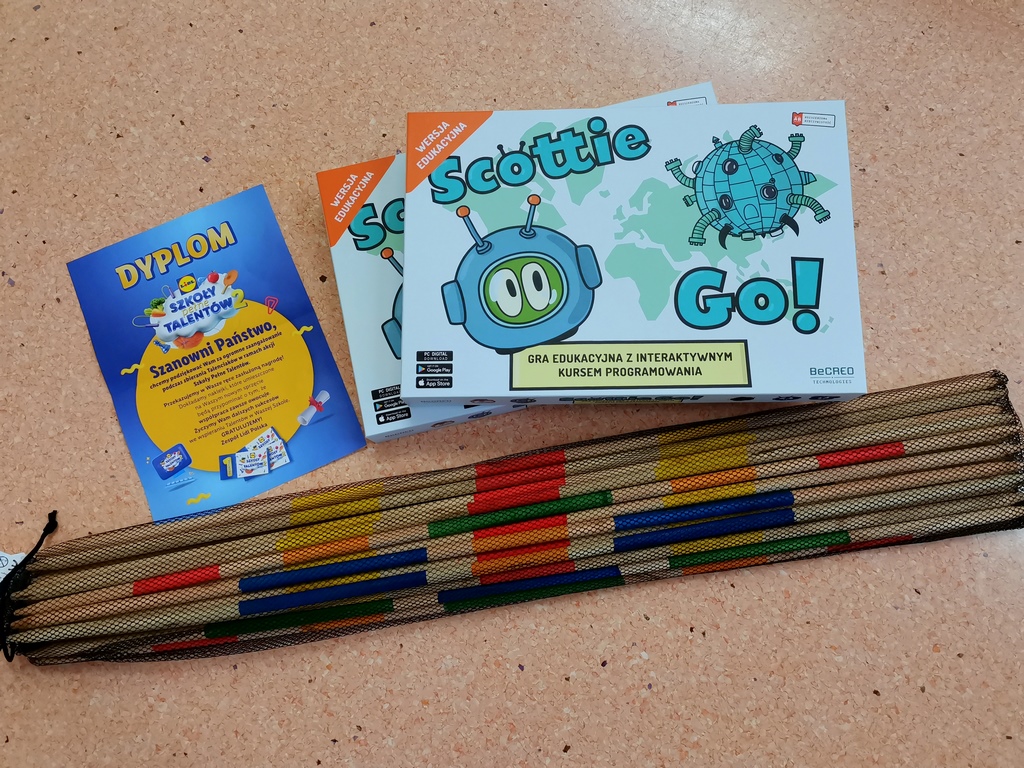 Nagrody otrzymane w ramach akcji Szkoły pełne talentów