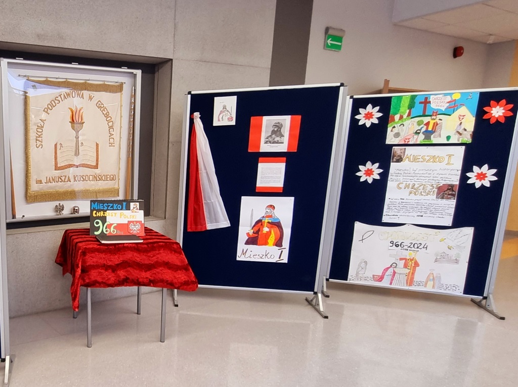 Wystawa dotycząca Chrztu Polski