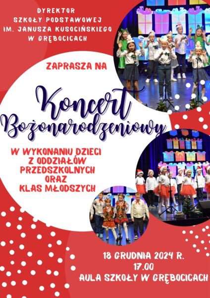 Plakat informujący o koncercie