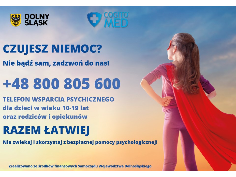 Grafika prezentująca informacje dotyczące pomocy